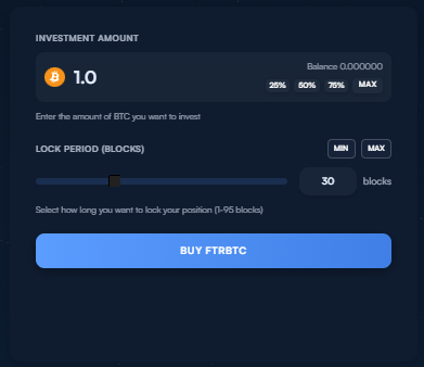 Investment Amount Input