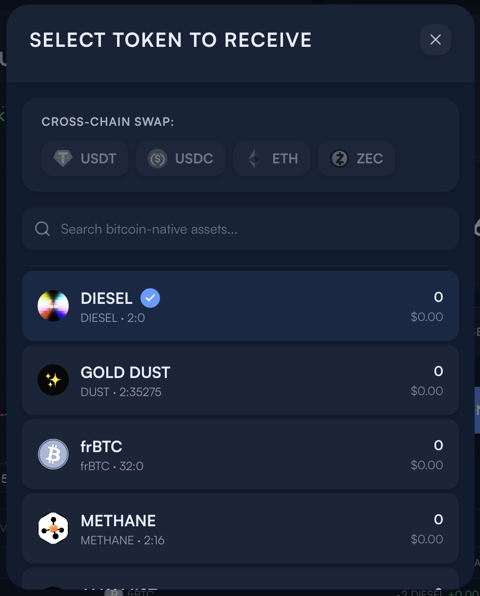 Token Selector