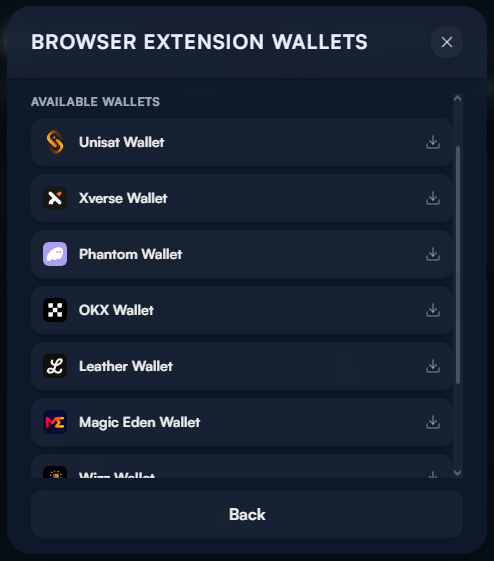 Wallet Connection Modal